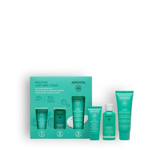 Apivita Coffret Routine Just Bee Clear