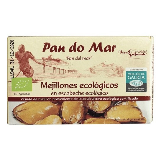 Moules marinées Pan Do Mar Eco 115g