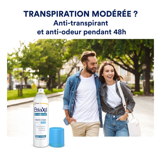 Etiaxil Déodorant Anti-transpirant Protection 48h Aérosol 150ml