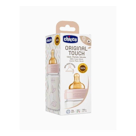 Chicco Biberon Original Touch Rosa 0m 150ml 1ud
