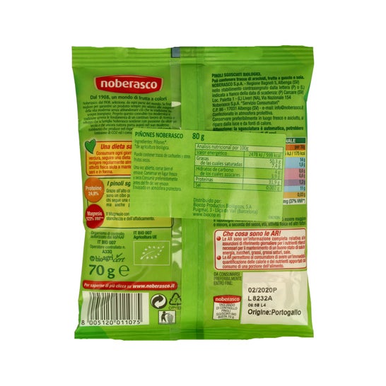 Noberasco Noix de pin biologique 70g