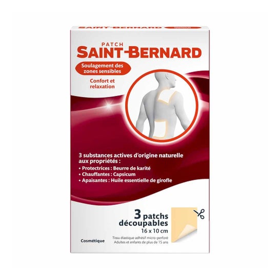 Saint-Bernard Patch 3 Patchs Découpables