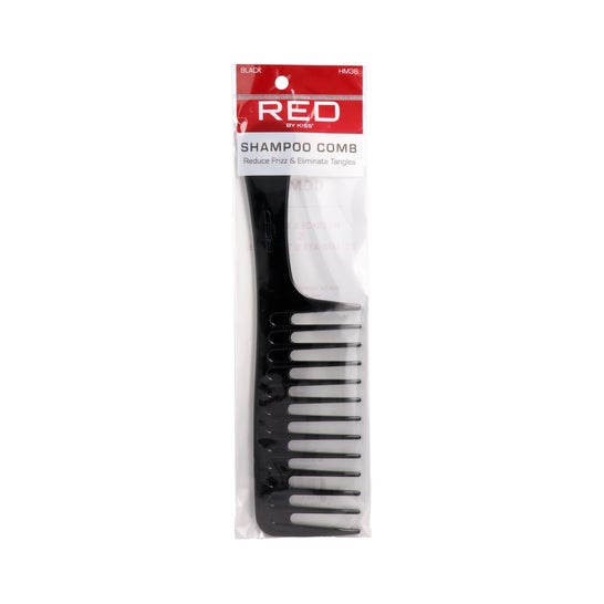 Red By Kiss Shampoo Comb Black 1ut