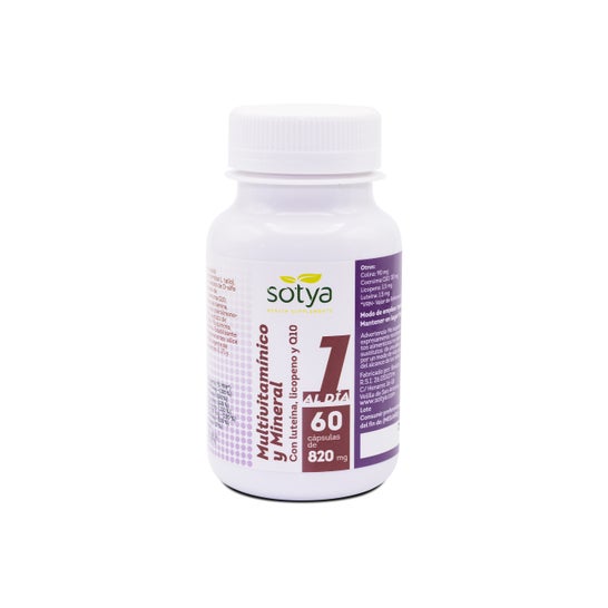 Sotya Multivitamines et minéraux 60 gélules de 820 mg