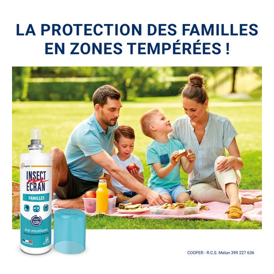 Insect Écran Anti-Moustiques Familles 2x100ml