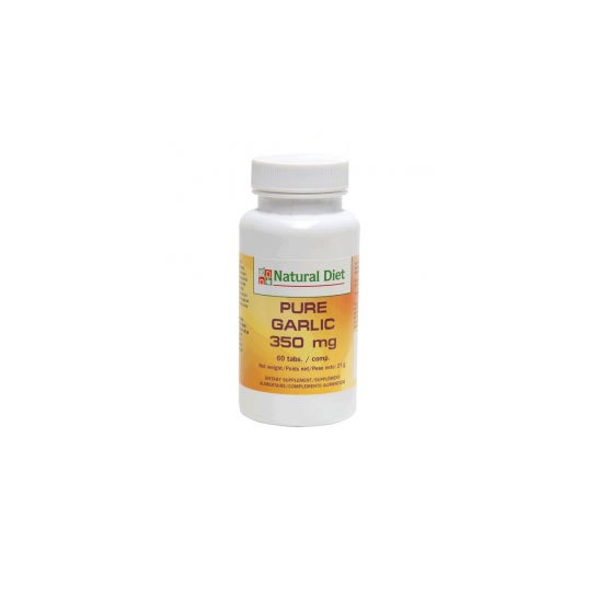 Natural Diet Pure Garlic 60comp Garlic Poudre d'ail 60comp Garlic Powder