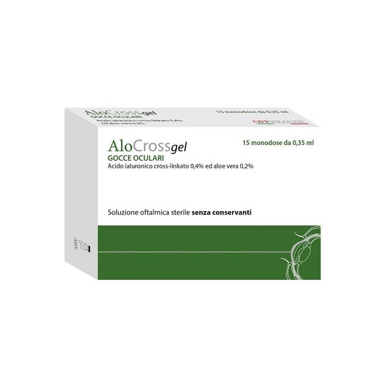 Offhealth AloCrossgel Solution Ophtalmique 15 Ampoules