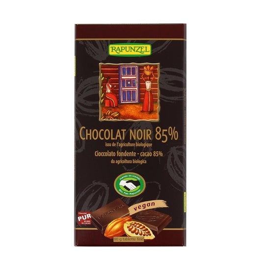 Rapunzel Tablette Chocolat 85% Cacao 80g