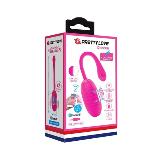 Pretty Love Doreen Oeuf Vibrant Rechargeable Magenta 1ut