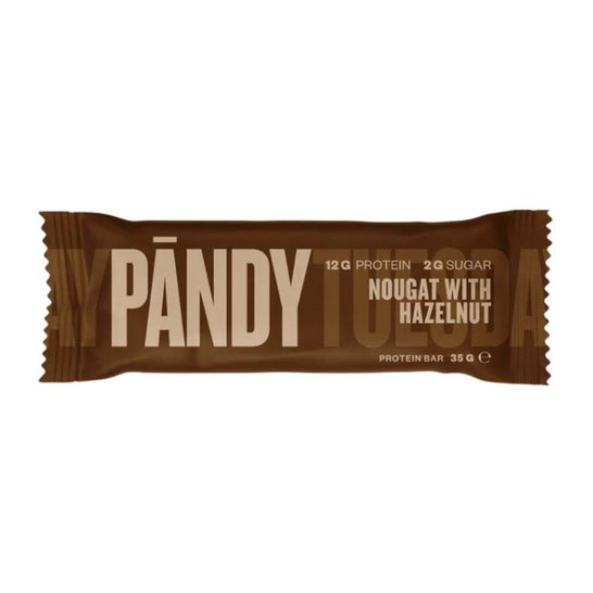 Pändy Barre Protéinée Nougat et Noisettes 35g