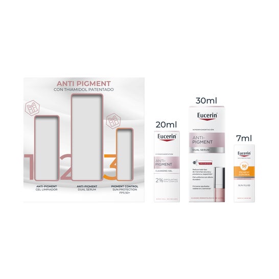 Eucerin Anti‑Pigment Dual Sérum + Gel Nettoyant 20 ml + Solaire 7ml