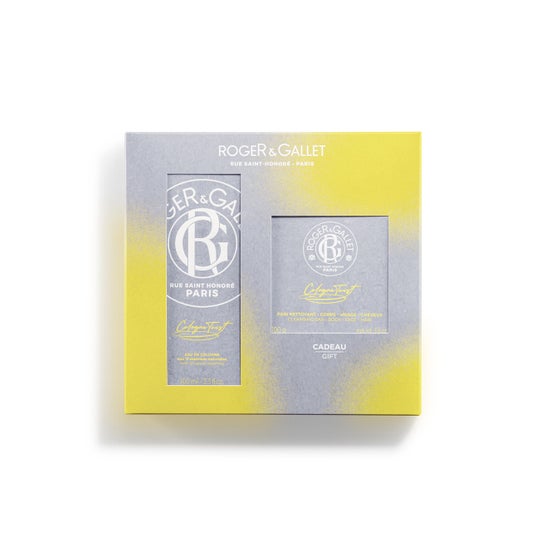 Roger & Gallet Coffret Eau de Cologne Twist 100ml + Pain Nettoyant 3en1 100g