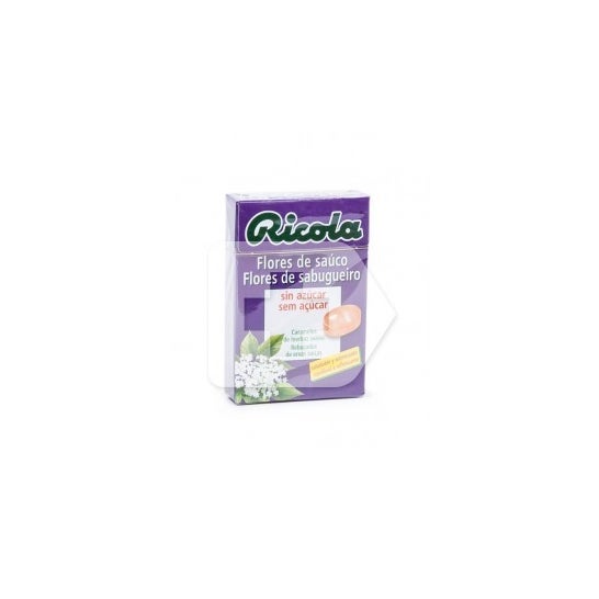 Ricola Bonbons Fleurs de sureau Sans sucre 50 g