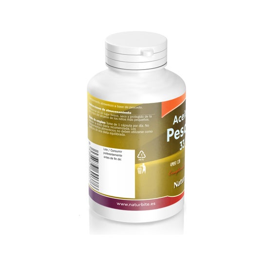 Huile de poisson Naturbite 1000 Mg 120caps