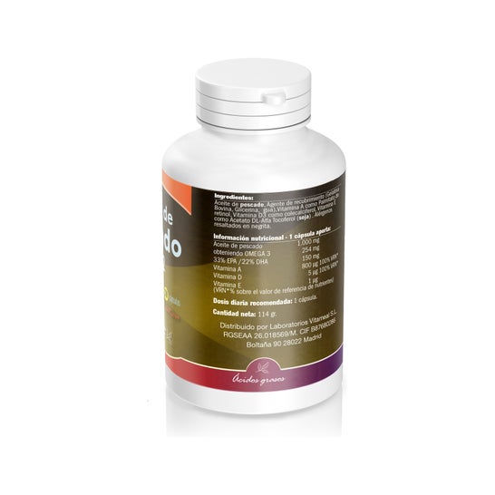 Huile de poisson Naturbite 1000 Mg 120caps