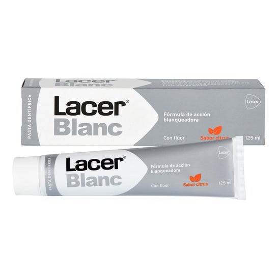 Lacer Blanc dentifrice blanchissant aux agrumes 125ml