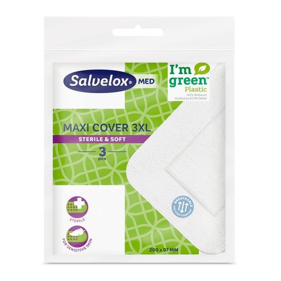 Salvelox Med Maxi Cover Pansement Stérile 3uts