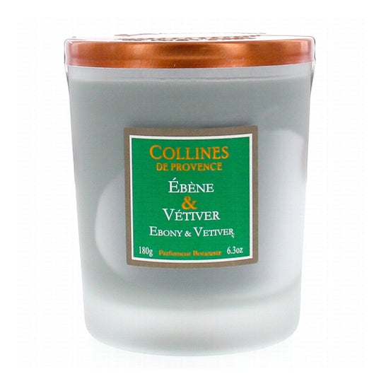 Collines de Provence Bougie Ebene Vetiver 180g