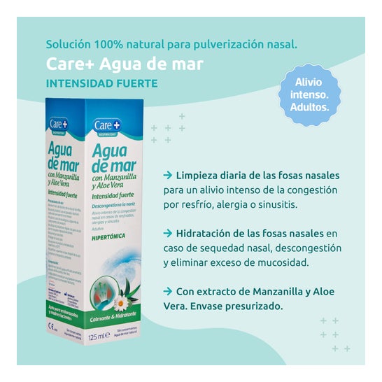 Care+ Eau De Mer Intensité Forte Hypertonique 125ml