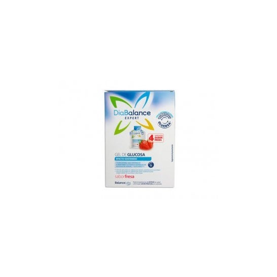 DiaBalance Expert gel de glucose à effet durable fraise 4 sachets