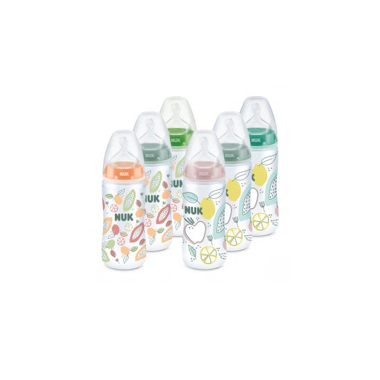 Nuk Voyage premier choix bouteille tétine en silicone silicone grand goulot taille 1 trou m 300ml
