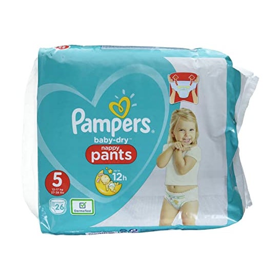 Pampers - Couches-culottes Harmonie Nappy Pants, taille 5 (12-17