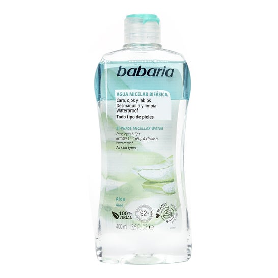 Babaria Eau Micellaire Biphasique à l'Aloès 400ml