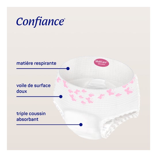 Hartmann Confiance Lady 5 Gouttes Large 7 Sous-Vêtements Absorbants