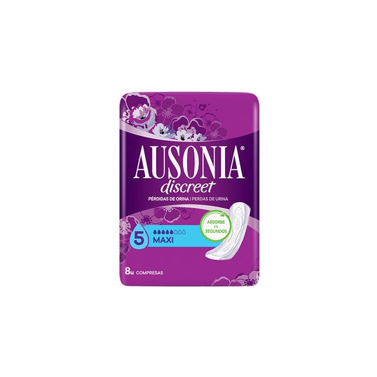Ausonia Discreet Maxi Incontinence à l'Urine Très Légère Absorbante 8uts