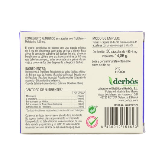 Derbos Obedorm Plus 30caps