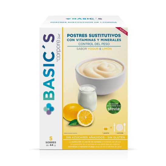 Corpore Diet Basic's Lemon Yoghurt Substitute Shake 5 Sachets