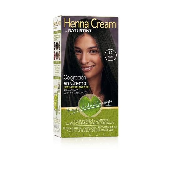 Naturtint Crème au henné 1.0 Noir 110ml