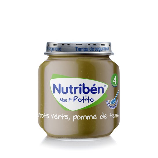 Nutribén® Mon Premier Potito Haricots Verts, Pomme de Terre 120g