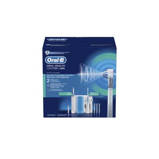 Oral-B Pack Irrigateur Dentaire Oxyjet + Brosse à Dents Électrique Pro 900