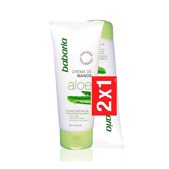 Babaria Crème Mains Aloe Vera 2 x 200ml