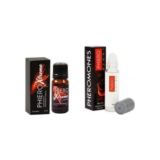 Phiero Xtreme concentré de phéromones compte-gouttes 10ml + parfum aux phéromones 10ml
