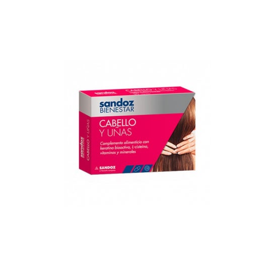 Sandoz Wellness Cheveux et ongles 30caps