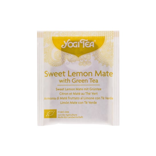 Thé Yogi Thé Vert Thé Vert Citron Mate Bio 17 Sacs