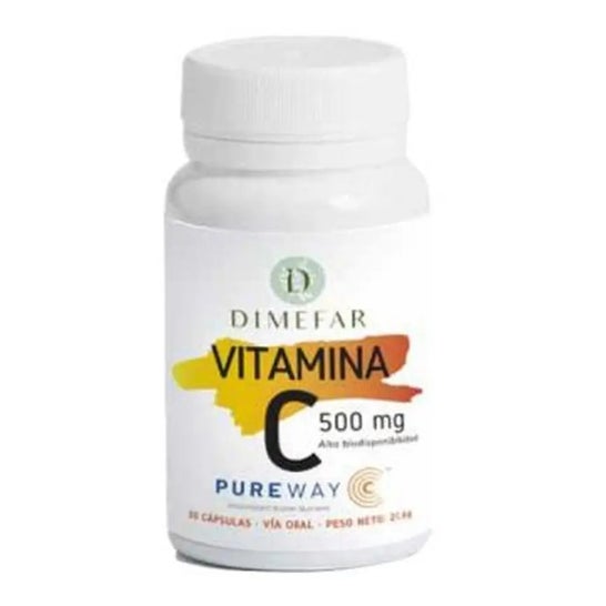 Dimefar Vitamine C Pureway-C 500mg 30caps Dimefar Vitamine C Pureway-C 500mg 30caps