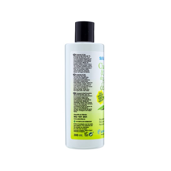 Saluvital Shampooing et Gel au Tea Tree 300ml