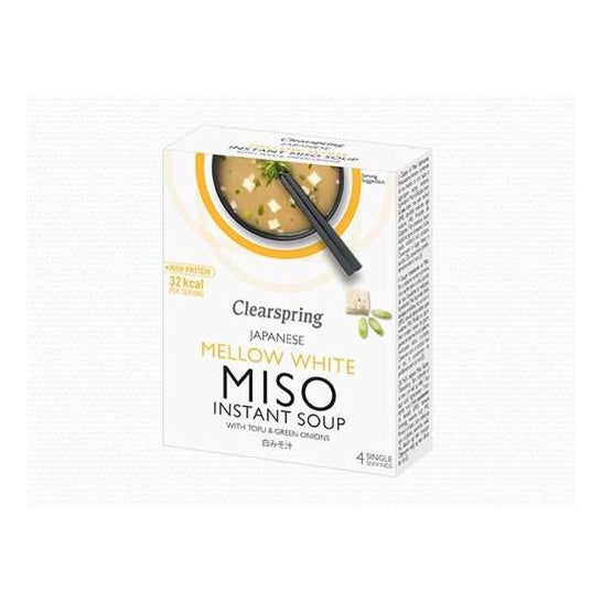Clearspring Soupe Miso Soupe Tofu Doux Enveloppes 40g