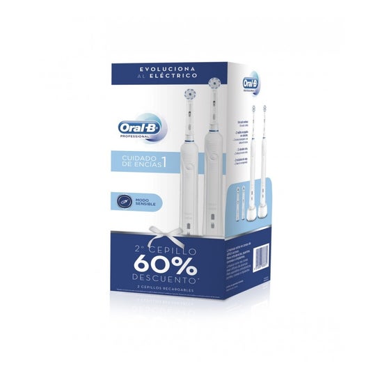 Cepillo Dental Electrico Oral-b Pro1 Duplo Duplo