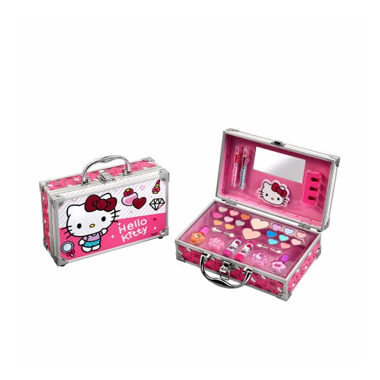 Hello Kitty Mallette de Maquillage En Aluminium Pack 31uts
