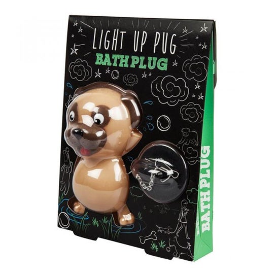 Fizz Creations Pug Light Up Bath Plug 1pc