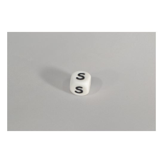 Irreversible Perle Silicone Pour Attache-Sucette Lettre S 1 unité