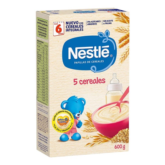 Purée Nestlé 5 céréales sans lait 600g