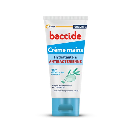 Baccide Crème Mains Hydratante Et Antibactérienne 50ml