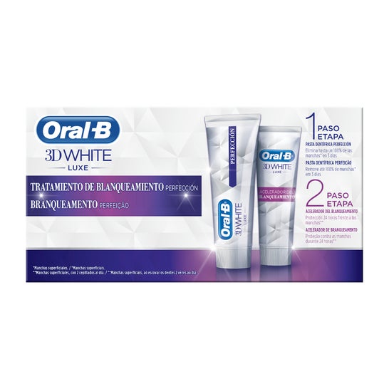 Oral-b 3dwhite 3dwhite Perfect Whitening Treatment 2x75 Ml