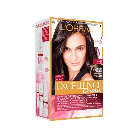 L'Oréal Set Excellence Creme Tint 2 Black