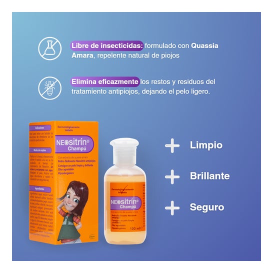 Neositrin Anti-Poux 100% Spray Gel 60ml + Shampooing 100ml